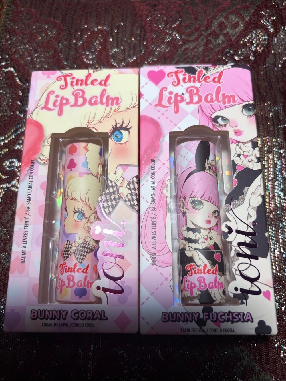 Ioni “Dolly’s Adventure” TINTED Vegan Lip Balm Treatment Lot Of Two